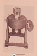 MB Manufacturing-MB C254, Vibration Test Equipment, Operators Instruction Manual Year (1954)-C254-02
